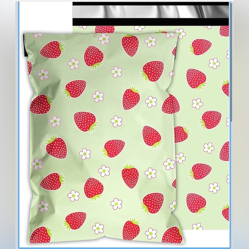 Strawberry Print Poly Mailers 14.5 x 19 Pack of 20